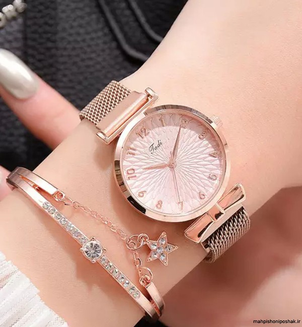 مدل دستبند و ساعت دخترانه