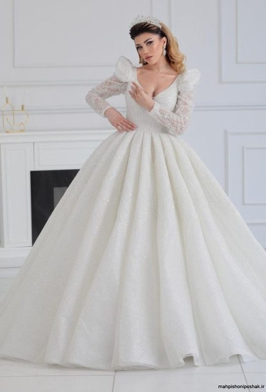 مدل لباس عروس بلند زنانه