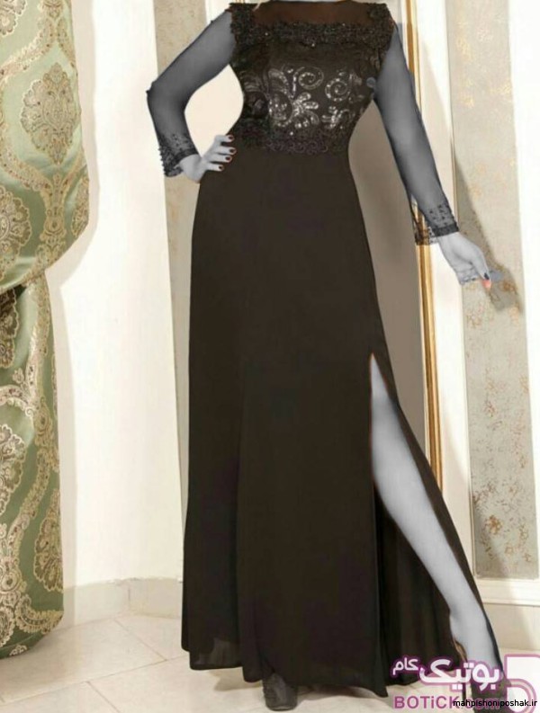 مدل لباس بلند حجابی