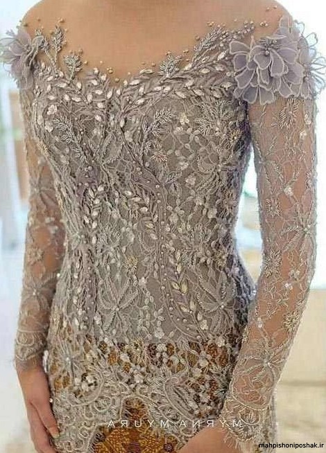مدل لباس باپارچه دانتل