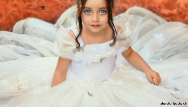 مدل لباس عروس بچه گانه هفت رنگ