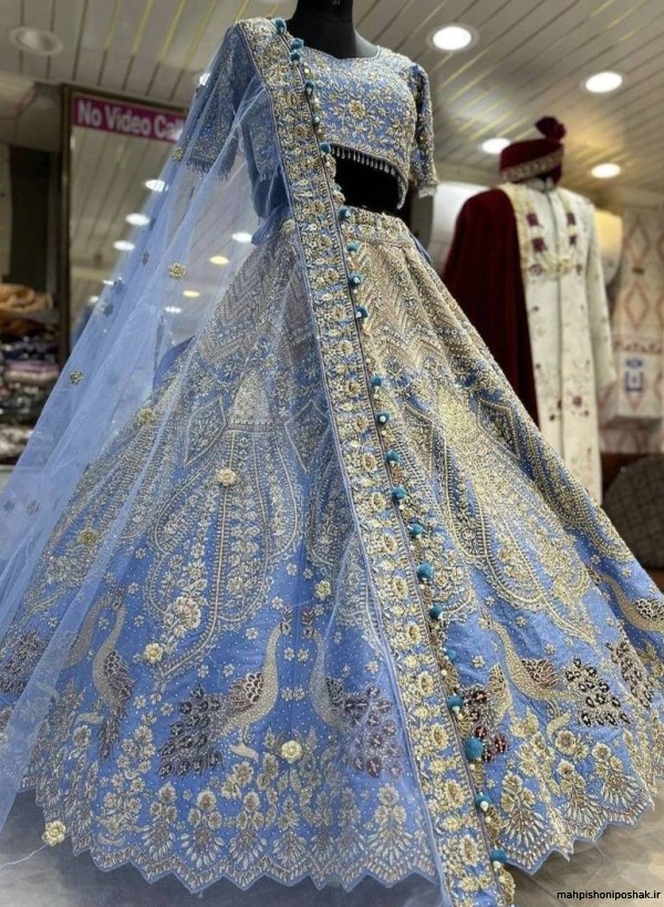 مدل لباس عروس هندی شیک