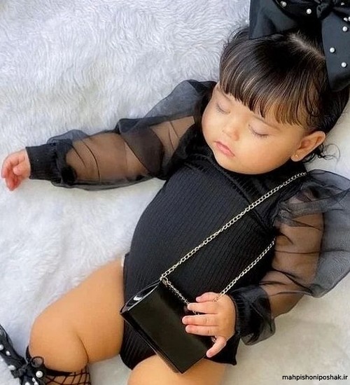 مدل لباس نوزاد دختر برای محرم