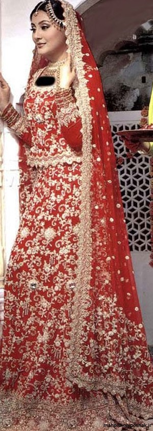 مدل لباس عروس هندی شیک