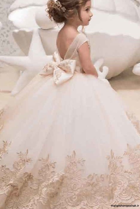 مدل لباس عروس عروسکی بچه