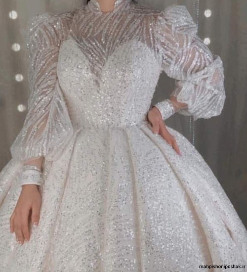 مدل لباس عروس پرنسسی دخترانه
