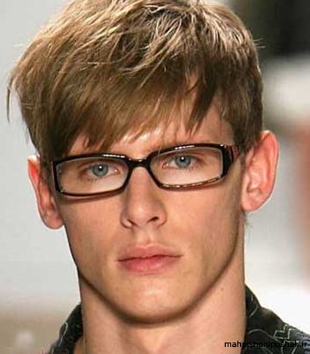 مدل مو مردانه با عینک