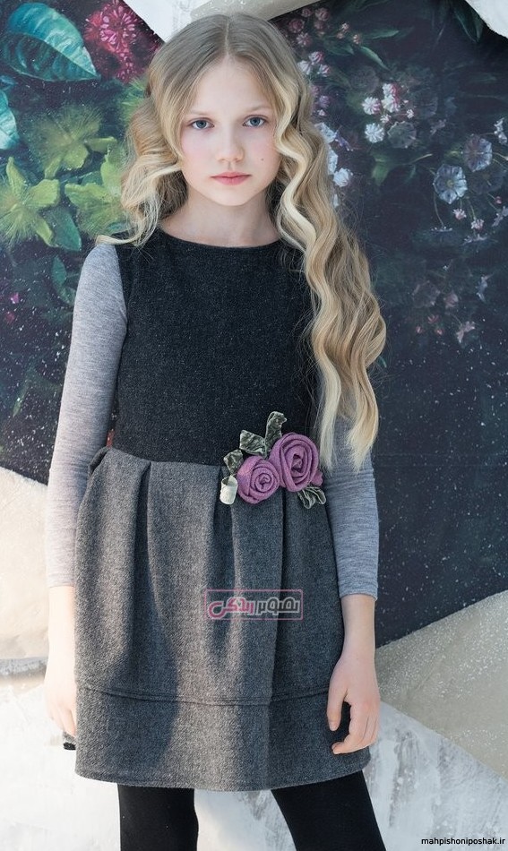 مدل لباس مجلسی زمستانه دختر بچه