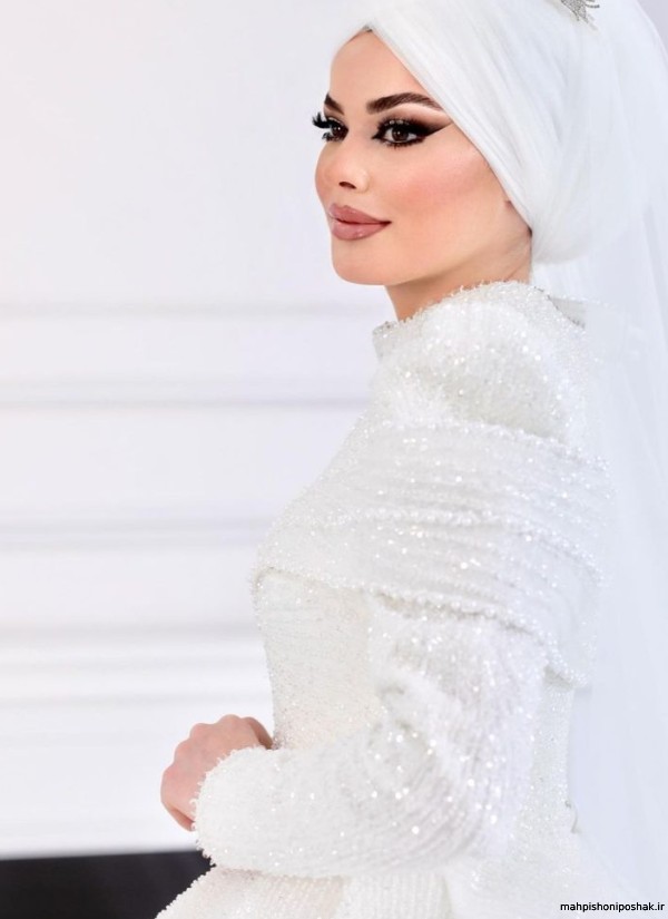 مدل لباس عروس جدید در تهران با حجاب