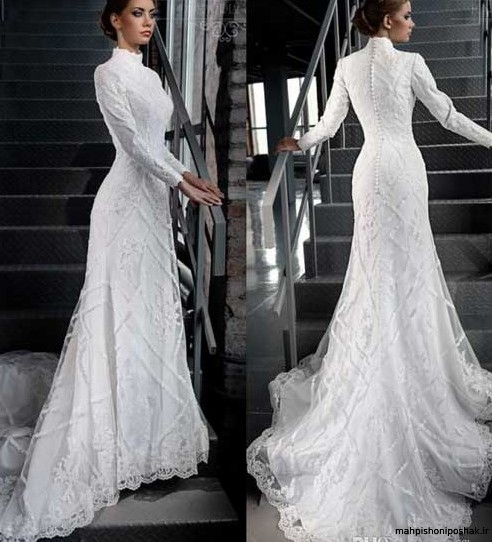 مدل لباس عروس پوشیده ترکیه ای