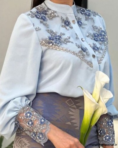 مدل لباس باپارچه دانتل