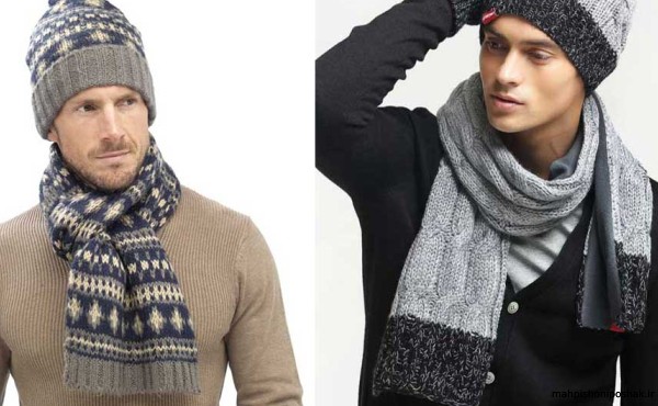مدل شال و کلاه مردانه دستباف