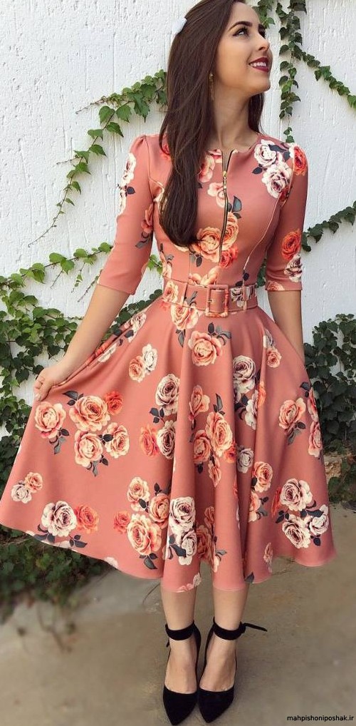 مدل لباس کشی زنانه گلدار