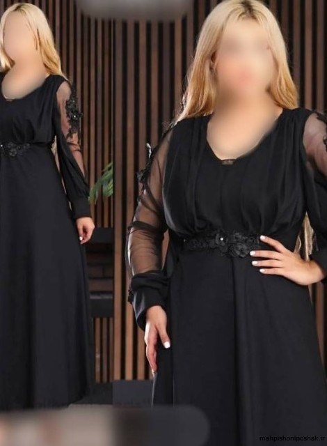 مدل لباس ساده سیاه