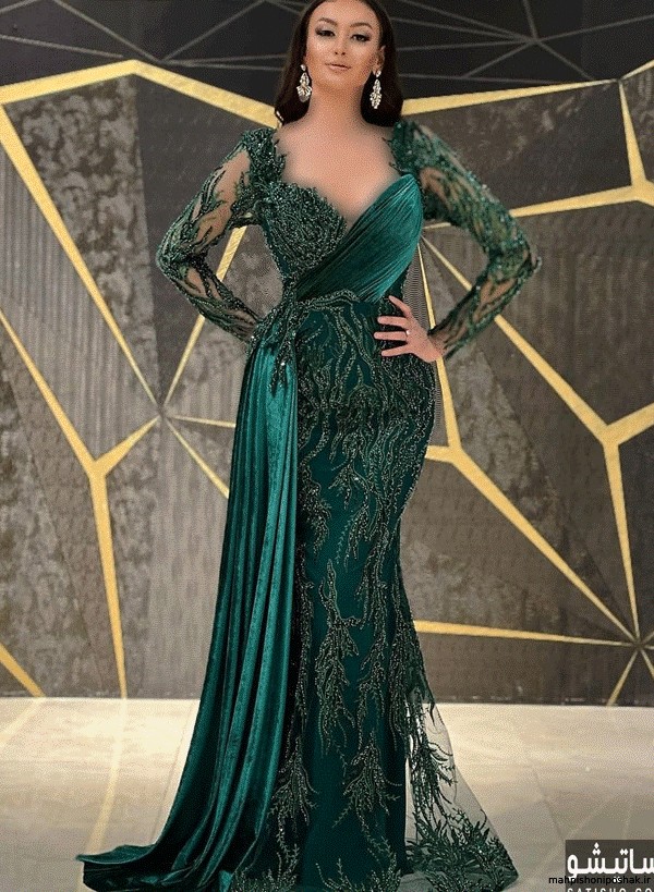 مدل لباس گیپور یشمی