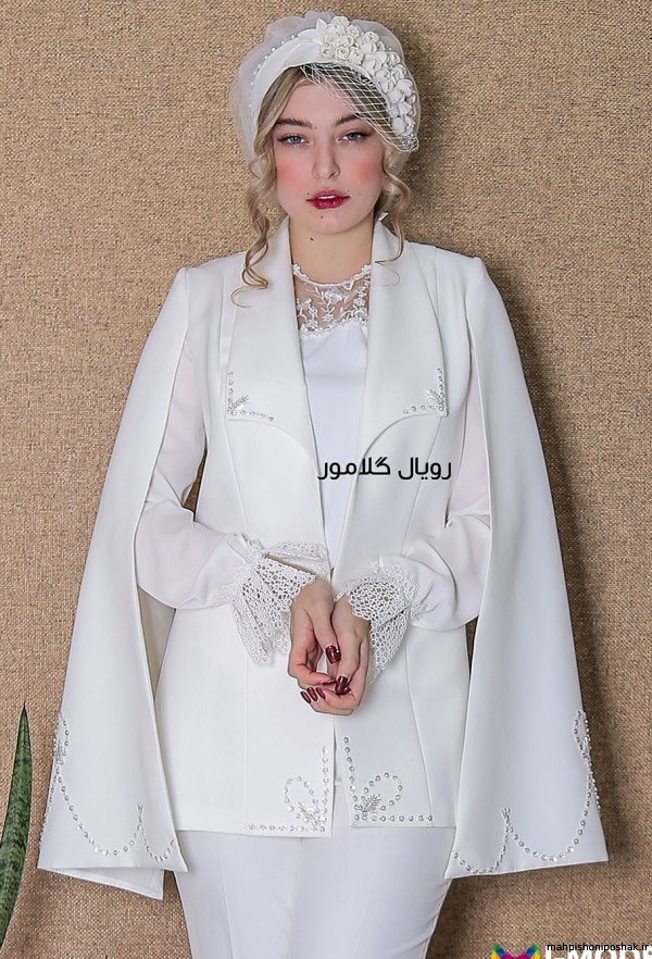 مدل کت حجاب روی لباس مجلسی