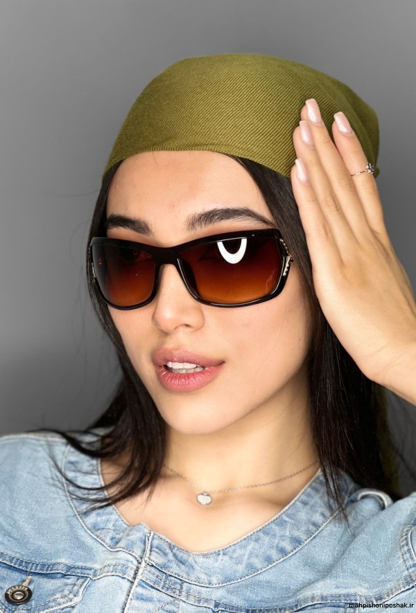 مدل عینک آفتابی زنانه برای صورت کشیده