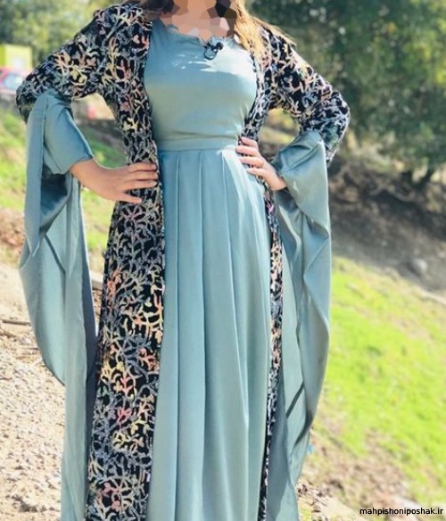 مدل لباس عربی کوتاه جدید