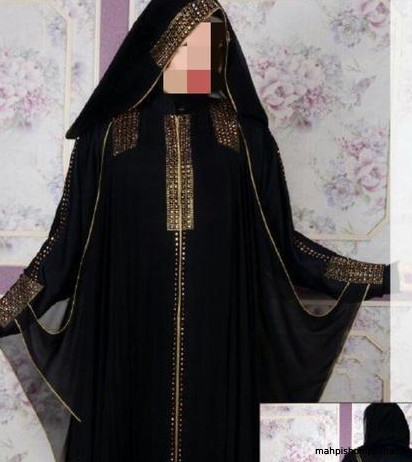 مدل لباسهای عربی نگین دار