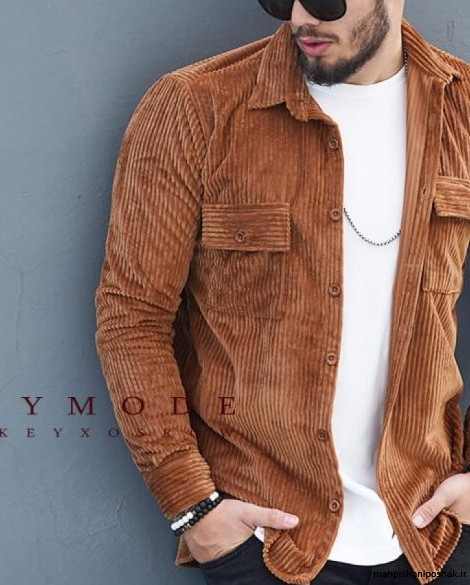 مدل لباس مخمل کبریتی مردانه